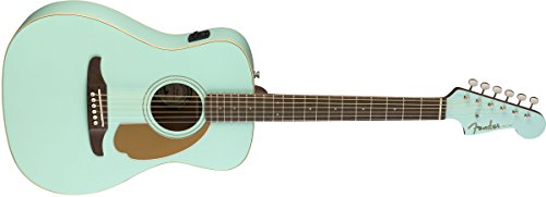 Fender Malibu Player - California Series Acoustic Guitar - Aqua Splash