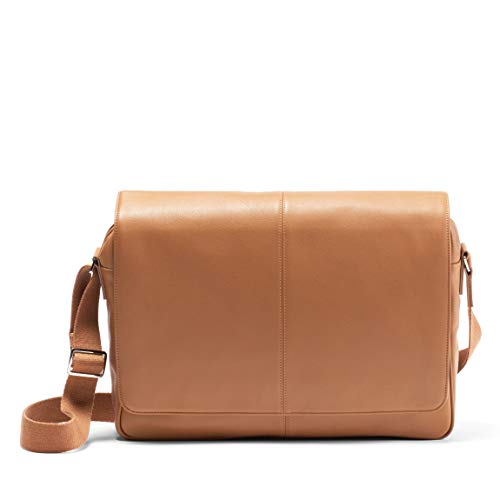 Leatherology Cognac Laptop Messenger Bag