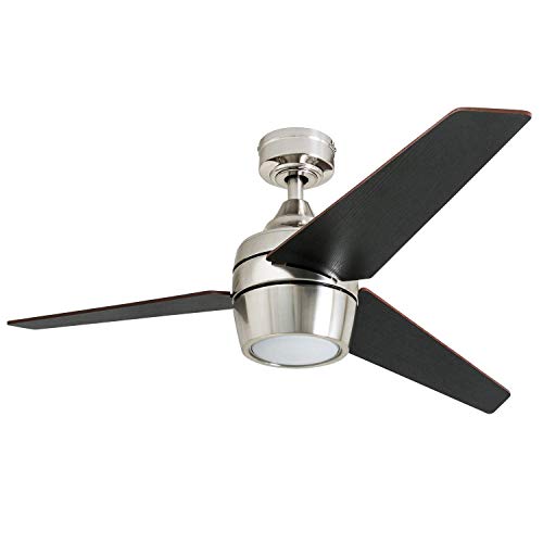 Honeywell Ceiling Fans 50604-01 Eamon Ceiling Fan, 52", Brushed Nickel