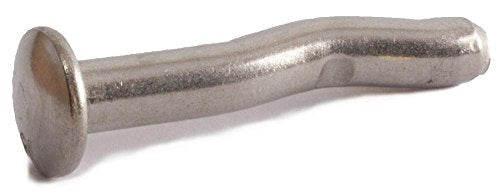 1/4" x 2", Powers Spike Pre-Expanded Tamper-Proof Anchors, Mushroom Head, 316 Stainless Steel, 100/Bx