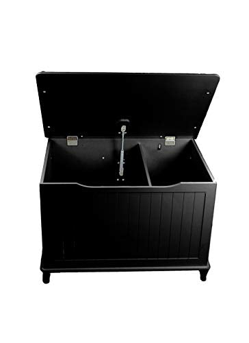 Designer Catbox Jumbo Litter Box Enclosure in Black