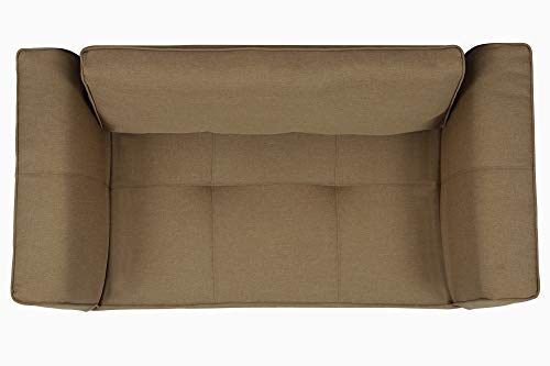 Novogratz Leyla Loveseat, Tan