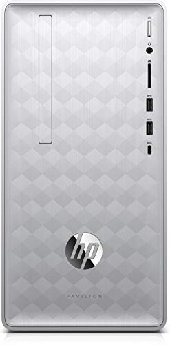 2018 HP PC - Pavilion Desktop - Intel 8th Generation Core i5-8400 - 12GB Memory - 1TB Hard Drive Win- 10 Natural Silver