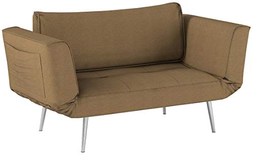 Novogratz Leyla Loveseat, Tan