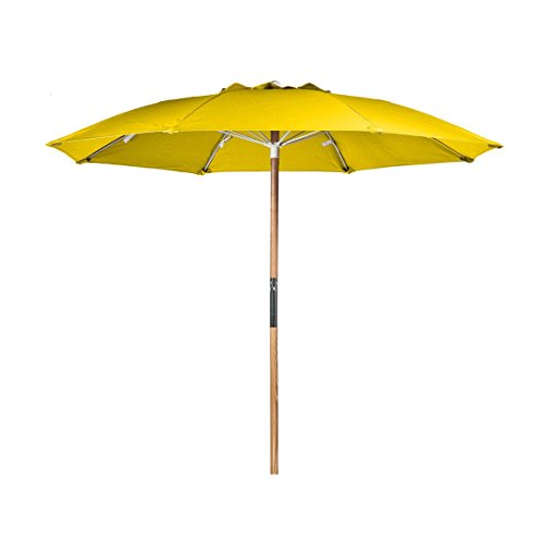 7.5 ft. Avalon Fiberglass Heavy Duty Commercial Grade Beach Umbrella with Ash Wood Pole & Acrylic Fabric