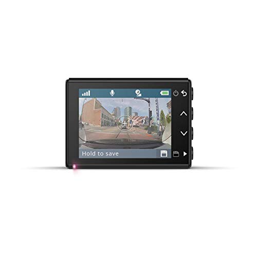 Garmin Dash Cam Bundle with 180-Degree Lens  Auto Incident Detection and Recording, Transcend 32gb Micro SD Card PowerBank