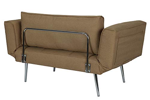 Novogratz Leyla Loveseat, Tan