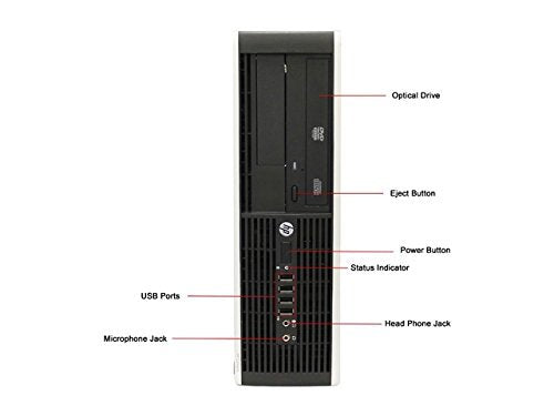 2016 New HP Elite Pro Slim Business Desktop Computer Intel Quad Core i5 8GB DDR3 RAM 2TB HDD + 250GB SSD