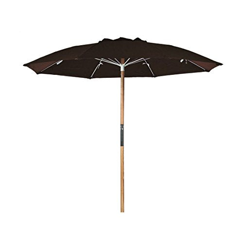 7.5 ft. Avalon Fiberglass Heavy Duty Commercial Grade Beach Umbrella with Ash Wood Pole & Acrylic Fabric