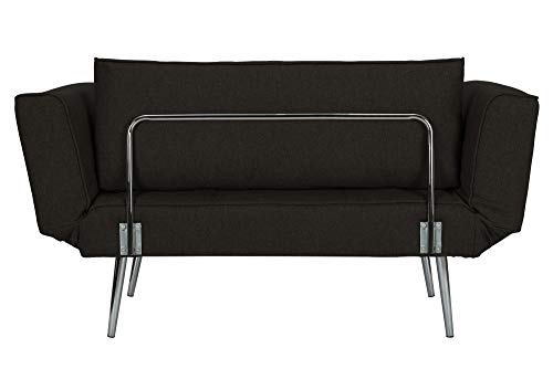 Novogratz Leyla Loveseat, Black