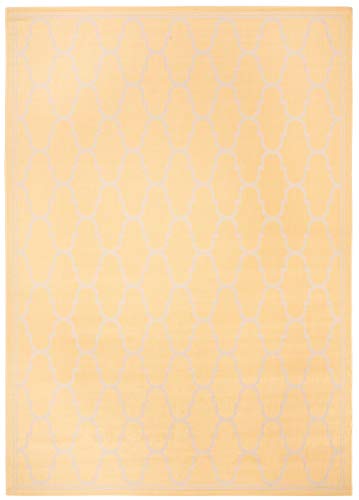 Safavieh Courtyard Collection CY6016-243 Blue and Beige Indoor/ Outdoor Area Rug (8' x 11'2")