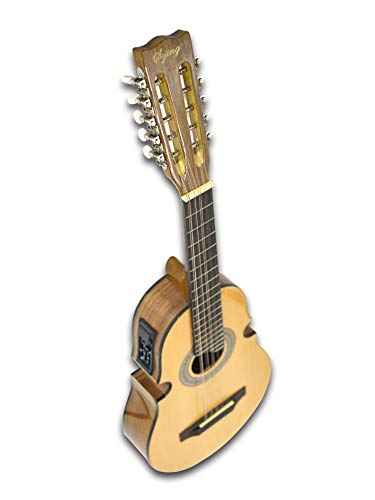 10 String Acoustic Puerto Rican Cuatro Guitar, W/3 Band EQ