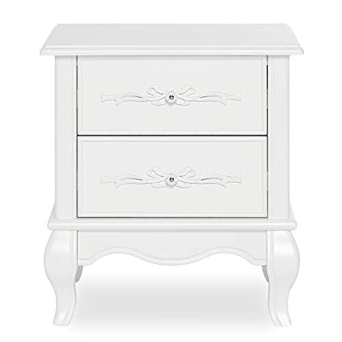 Evolur Aurora Nightstand, Frost