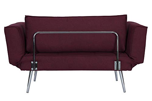 Novogratz Leyla Loveseat, Berry