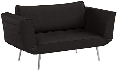 Novogratz Leyla Loveseat, Black