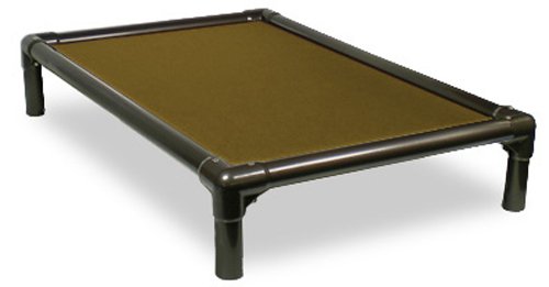 Kuranda Walnut PVC Chewproof Dog Bed - XXL (50x36) - Cordura - Khaki