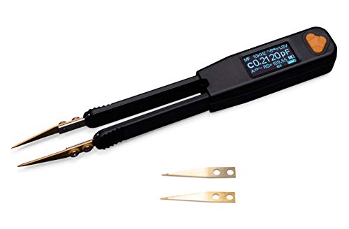 LCR Research Pro1-100KHz LCR Meter with 0.1% Accuracy/ESR Meter/Smart SMD Tweezers/with Spare Test Tips
