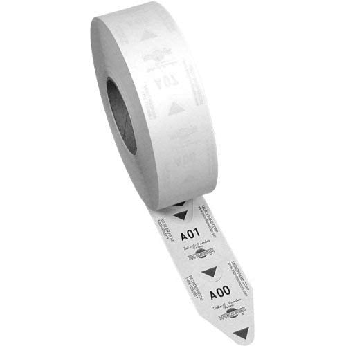 2-Digit Take A Number System with Free Ticket Roll