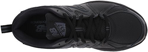 New Balance Women's 857 V2 Cross Trainer, Black/Black, 7 W US