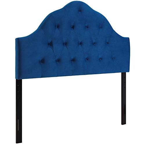 Modway Sovereign King Diamond Tufted Performance Velvet Headboard, Navy