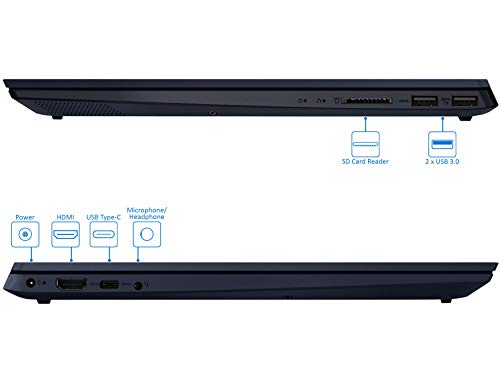 Lenovo IdeaPad 15.6" HD Laptop Intel Core i5-8250U HDMI 802.11 AC Windows 10, Blue (128GB SSD | 8GB DDR4 | Windows 10 Home)