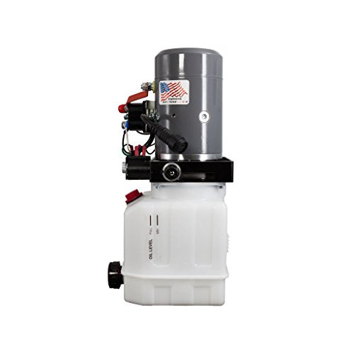KTI Double Acting 12V Hydraulic Pump - 3 Quart