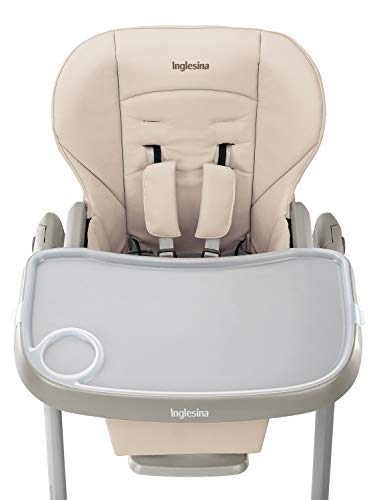 Inglesina MyTime Baby High Chair - Removable Tray, Easy-Clean Foldable High Chair - Butter Color