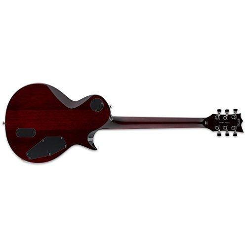 ESP LTD EC-1000 Left Handed Electric Guitar, See Thru Black Cherry
