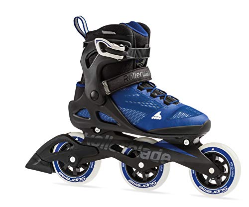 Rollerblade Macroblade 100 3Wd Women's Adult Fitness Inline Skate, Violet Blue/Cool Grey, 10