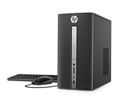 2018 HP Pavilion 570 Desktop Computer, Intel Quad-Core I5-7400 Up To 3.50GHz, 8GB RAM, 128GB SSD Win-10 Home