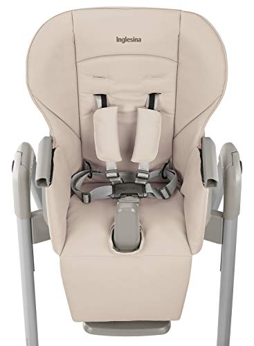 Inglesina MyTime Baby High Chair - Removable Tray, Easy-Clean Foldable High Chair - Butter Color