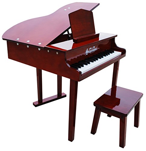 Schoenhut 37 Key Concert Grand Piano, Mahogany