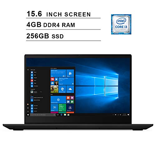 Lenovo 2020 Premium Ideapad S340 15.6 Inch HD Laptop (Intel Dual Core i3-8145U up to 3.9 GHz, 4GB RAM, 256GB SSD, Intel UHD Graphics 620, WiFi, Bluetooth, HDMI, Windows 10) (Black)