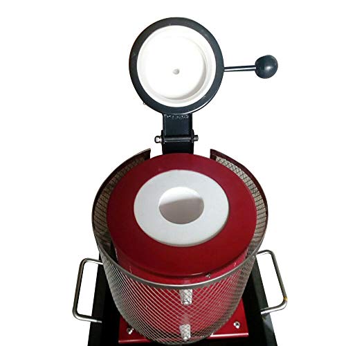 110V 1600W 2KG Digital Melting Scrap Electric Melting Furnace Melter Jewelry Gold Silver Copper PID Smelting USA Stock