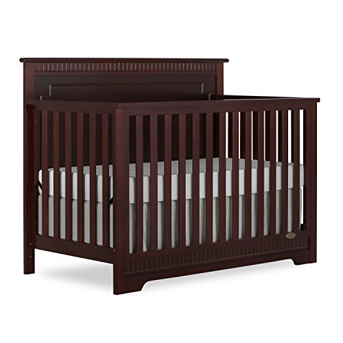 Dream On Me Morgan 5 in 1 Convertible Crib, Espresso