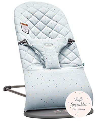 Baby Bjorn Bouncer Bliss Quilted Cotton (Blue Sprinkles)