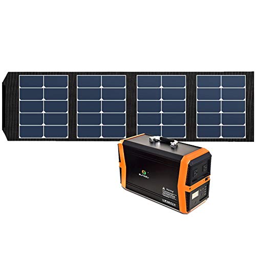130W Foldable Solar Panel Kit Portable Solar Charger Laptop Light Drone Camera Camping and Home Use