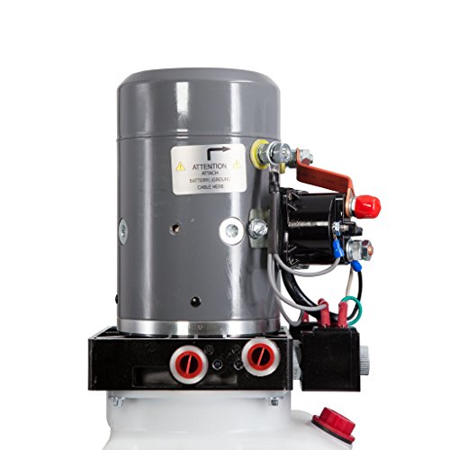 KTI Double Acting 12V Hydraulic Pump - 3 Quart