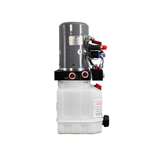 KTI Double Acting 12V Hydraulic Pump - 3 Quart