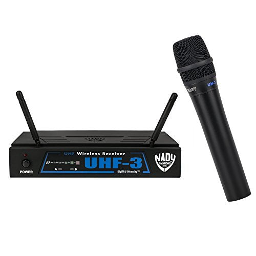 Nady UHF-3 Wireless Handheld Microphone System with True Diversity