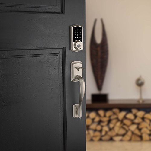 Kwikset SmartCode 916 Series Zigbee Touchscreen Deadbolt, Satin Nickel (99160-008)