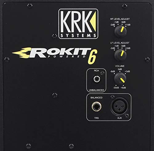 (2) KRK RP6-G3 Rokit Powered 6" Powered Studio Monitors+Stands+MOPAD+2 Cables