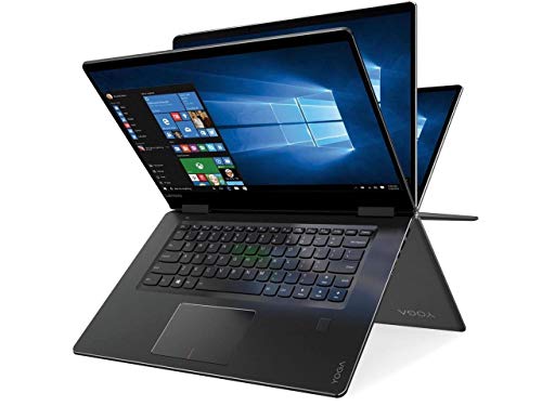 Lenovo Yoga 2-in-1 15.6" Full HD IPS TS Touchscreen Laptop, Intel Core i5-7200U Processor up to 3.1GHz, 16GB RAM, 1TB M.2 SSD, Backlit Keyboard, Micro HDMI, Wireless-AC, Bluetooth, Windows 10, Black