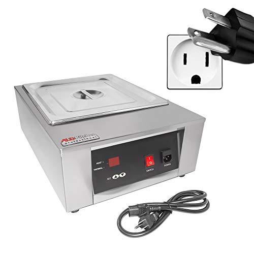 ALDKitchen Chocolate Melting Pot | Digital Control Chocolate Tempering Machine | 1 Tank for 8 kg of Chocolate | 110V | 1kW