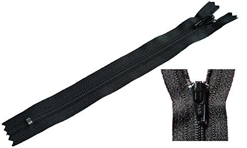 100 YKK Black #3 Skirt and Dress Zipper (60" Inches)