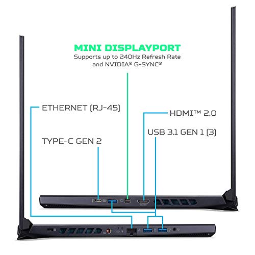 2019 Acer Predator 15.6inch Gaming Laptop  Intel 6 Core i7-9750H  32GB RAM 1024GB SSD+1TB HDD  Backlit Keyboard Win10