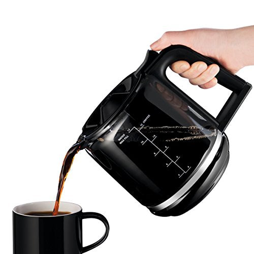KRUPS, EC322, 14-Cup Programmable Coffee Maker, Professional Permanent Gold-Tone, Thermobrew Technology, Black