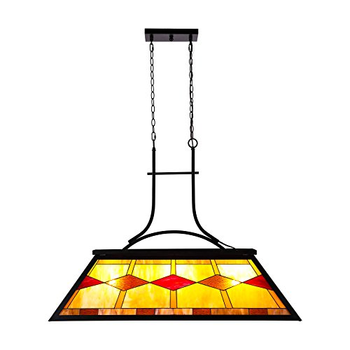 Pool Table Light, Billiard Hanging Lighting Fixture for Game Room 7-9 Feet Table, 3 Lights Kitchen Island Chandelier for Men's Cave