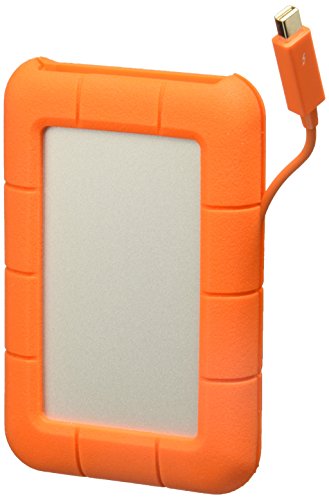 LaCie 2TB Rugged Thunderbolt / USB-C Mobile External Hard Drive, 130MB/s Transfer Rate