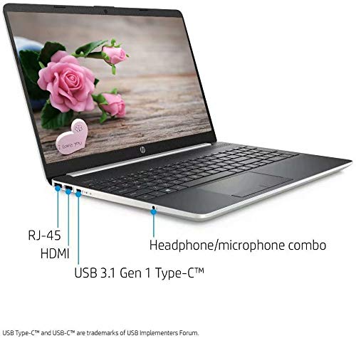 Newest 2020 HP 15 Business Laptop Computer 15.6" HD Anti-Glare Display 10thGen Intel Quad-Core i7-10510U 16GB DDR4 512GB SSD Delca 16GB Micro SD Card